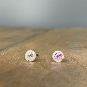 Artist Made Swarovski Crystal Studs